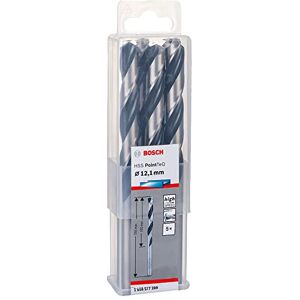 Bosch Professional 5-Piece PointTeQ HSS Twist Drill Bit (for Metal, 12.1 x 101 x 151 mm, Drill Driver Accessories) Bosch Professional 5-Piece PointTeQ HSS Twist Drill Bit (for Metal, 12.1 x 101 x 151 mm, Drill Driver Accessories)