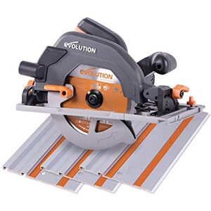 Evolution Power Tools R185CCSX Circular Saw With 1020 mm 3-Piece Track Multi-Material Blade, Cuts Wood, Metal, Plastic & More Incl Dust Port Adapter 185mm (230v) Evolution Power Tools R185CCSX Circular Saw With 1020 mm 3-Piece Track Multi-Material Blade, Cuts Wood, Metal, Plastic & More Incl Dust Port Adapter 185mm (230v)