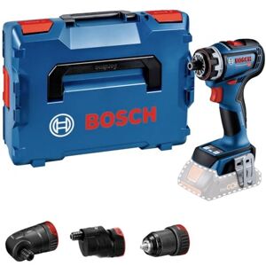 Bosch 18V System Cordless Drill Driver GSR 18V-90 FC (FlexiClick System, Hard Torque of 64 Nm, brushless Motor, 2-Gear, incl. 1x GFA 18-M, 1x GFA 18-E, 1x GFA 18-W, L-BOXX) Bosch 18V System Cordless Drill Driver GSR 18V-90 FC (FlexiClick System, Hard Torque of 64 Nm, brushless Motor, 2-Gear, incl. 1x GFA 18-M, 1x GFA 18-E, 1x GFA 18-W, L-BOXX)