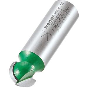 Trend CraftPro Cavetto Router Cutter Bit, 1/2 Inch Shank, 6.35mm Radius and 7.9mm Cut Diameter, Tungsten Carbide Tipped, C054X1/2TC Trend CraftPro Cavetto Router Cutter Bit, 1/2 Inch Shank, 6.35mm Radius and 7.9mm Cut Diameter, Tungsten Carbide Tipped, C054X1/2TC