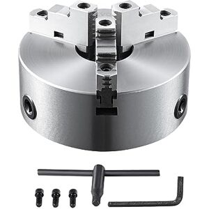 VEVOR 3-Jaw Self-Centering Lathe Chuck, 8'' 0.16-8 in/4-200 mm Clamping Range, T-Key Fixing Screws, Hexagon Wrench, for Lathe, 3D Printer, Machining Center, Milling, Drilling Machine VEVOR 3-Jaw Self-Centering Lathe Chuck, 8'' 0.16-8 in/4-200 mm Clamping Range, T-Key Fixing Screws, Hexagon Wrench, for Lathe, 3D Printer, Machining Center, Milling, Drilling Machine