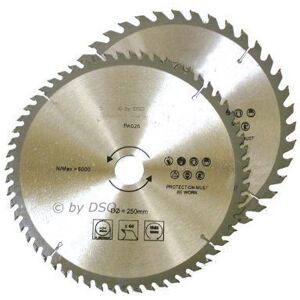 Toolzone PA026 250 mm 40/60 Teeth TCT Circular Saw Blades Silver (2-Piece) Toolzone PA026 250 mm 40/60 Teeth TCT Circular Saw Blades Silver (2-Piece)