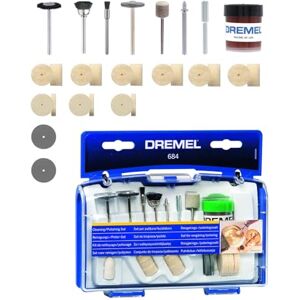 Dremel 684 Cleaning and Polishing Kit, Accessory Set with 20 Accessories for Rotary Multi Tools Dremel 684 Cleaning and Polishing Kit, Accessory Set with 20 Accessories for Rotary Multi Tools