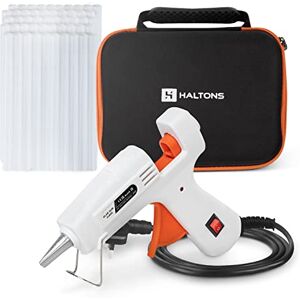 Haltons Hot Glue Gun, 20W Safe Electric Gun with 50 Melt Glue Sticks (150mm x 7mm), Perfect for DIY, Arts, Crafts and Repair, Compatible with Wood, Glass, Metal, Plastic & Fabric Haltons Hot Glue Gun, 20W Safe Electric Gun with 50 Melt Glue Sticks (150mm x 7mm), Perfect for DIY, Arts, Crafts and Repair, Compatible with Wood, Glass, Metal, Plastic & Fabric