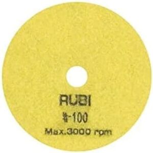 RUBI Diamond Disc for Polishing Dry Ø100 mm-Grit #100 (62971) RUBI Diamond Disc for Polishing Dry Ø100 mm-Grit #100 (62971)