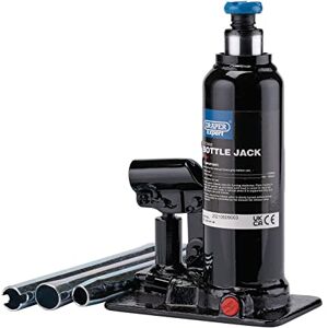 Draper 99767 Hydraulic Bottle Jack, 5 Tonne, Black, Heavy Duty Commercial and Industial Lifting Tool Draper 99767 Hydraulic Bottle Jack, 5 Tonne, Black, Heavy Duty Commercial and Industial Lifting Tool
