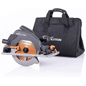 Evolution Power Tools R185CCSX+ Circular Saw With TCT Multi-Material Cutting Blade, Cuts Wood, Plastic, Metal & More Track Compatible Carry Bag Included 0-45˚ Bevel Scale 185mm (230v) Evolution Power Tools R185CCSX+ Circular Saw With TCT Multi-Material Cutting Blade, Cuts Wood, Plastic, Metal & More Track Compatible Carry Bag Included 0-45˚ Bevel Scale 185mm (230v)