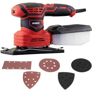 Amtech Detail Sander for Wood with Dust Collector for a Variety of Sanding Tasks, Home DIY, Versatile 3-in-1 Electric Sanding Machine, Easy to Use with Long Reach 2.4m Cable (230V, 200W) Amtech Detail Sander for Wood with Dust Collector for a Variety of Sanding Tasks, Home DIY, Versatile 3-in-1 Electric Sanding Machine, Easy to Use with Long Reach 2.4m Cable (230V, 200W)
