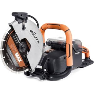 Evolution Power Tools R260DCT-Li Cordless 260mm Disc Cutter with Automatic Water-Fed Dust Suppression and Premium Thin Kerf Diamond Blade, Cut Off Saw, for Cutting Concrete, Stone, Brick, Roof Tile & More Evolution Power Tools R260DCT-Li Cordless 260mm Disc Cutter with Automatic Water-Fed Dust Suppression and Premium Thin Kerf Diamond Blade, Cut Off Saw, for Cutting Concrete, Stone, Brick, Roof Tile & More