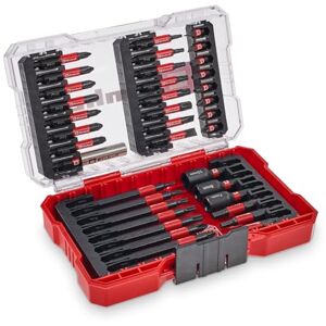 Einhell Original M-CASE 38-Piece Impact Bit Set (25 mm Bits, 50 mm Bits, 90 mm Bits, Hexagon Sockets, 60 mm Bit Holder Incl. Storage Box) Einhell Original M-CASE 38-Piece Impact Bit Set (25 mm Bits, 50 mm Bits, 90 mm Bits, Hexagon Sockets, 60 mm Bit Holder Incl. Storage Box)