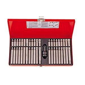 KING TONY 1043CQ Screwdriver Bits Set, Set of 9, 10 mm KING TONY 1043CQ Screwdriver Bits Set, Set of 9, 10 mm