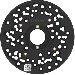 Trend Large Universal Plunge Router Sub-Base, 180mm, Enhanced Compatibility for 1/2 Inch Plunge Routers, UNIBASE/180 Trend Large Universal Plunge Router Sub-Base, 180mm, Enhanced Compatibility for 1/2 Inch Plunge Routers, UNIBASE/180