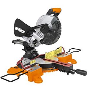 WORX Nitro 18V(20V MAX) 216mm Cordless Sliding Miter Saw, PowerShare, 0-45°, with Wood Cutting Blade, WX845.9 (Tool only Battery & Charger Sold Separately) WORX Nitro 18V(20V MAX) 216mm Cordless Sliding Miter Saw, PowerShare, 0-45°, with Wood Cutting Blade, WX845.9 (Tool only Battery & Charger Sold Separately)