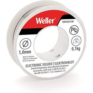 Weller EL99/1-100 (T0054025199) 1mm 100g Electronic Lead Free Solder for Semi Professional Use Weller EL99/1-100 (T0054025199) 1mm 100g Electronic Lead Free Solder for Semi Professional Use
