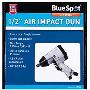 Blue Spot Tools Bluespot 07945 1/2" Air Impact Gun Blue Spot Tools Bluespot 07945 1/2" Air Impact Gun