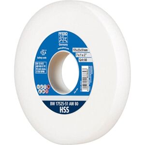 PFERD 39009701 Sanding Disc 175 x 25 x 51 mm High-Speed Steel Grain Size 80 White Corundum – Sanding Disc for Processing High-Alloy Steels with Integrated Reducing Sleeve (32 mm) PFERD 39009701 Sanding Disc 175 x 25 x 51 mm High-Speed Steel Grain Size 80 White Corundum – Sanding Disc for Processing High-Alloy Steels with Integrated Reducing Sleeve (32 mm)