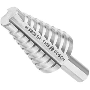 Bosch SDC7 9/16 In. to 1 In. High-Speed Steel Turbo Step Drill Bit Bosch SDC7 9/16 In. to 1 In. High-Speed Steel Turbo Step Drill Bit