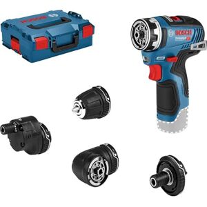 Bosch 12V System GSR 12V-35 FC Cordless Drill/Driver (incl. 4 FlexiClick adapters, Without Battery/Charger, L-BOXX 102) – FlexiClick System Bosch 12V System GSR 12V-35 FC Cordless Drill/Driver (incl. 4 FlexiClick adapters, Without Battery/Charger, L-BOXX 102) – FlexiClick System