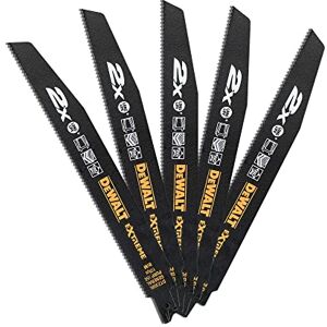 DeWalt DT2308L-QZ Reciprocating Blades, 228 mm, Set of 5 Pieces , Black DeWalt DT2308L-QZ Reciprocating Blades, 228 mm, Set of 5 Pieces , Black