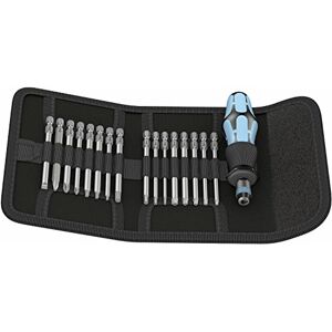 Wera Kraftform Kompakt 60 Stainless Bit-Holding screwdriver & Bit set, PH/PZ/TXBO/SL/HEX, 17pc, 05071116001 Wera Kraftform Kompakt 60 Stainless Bit-Holding screwdriver & Bit set, PH/PZ/TXBO/SL/HEX, 17pc, 05071116001