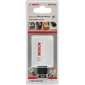 Bosch Bi-Metal Hole Saw (for Wood and Metals, 8% Cobalt Alloy, Progressive Tooth Design, Ø 37 mm, Accessory Drills) Bosch Bi-Metal Hole Saw (for Wood and Metals, 8% Cobalt Alloy, Progressive Tooth Design, Ø 37 mm, Accessory Drills)