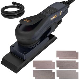 MAXXT Brushless Sheet Orbital Sander 3 mm with EC Motor, 350W Multi-Function 4000-10000RPM for Wood Finishing Hand Sander, with 10 Sanding Papers MAXXT Brushless Sheet Orbital Sander 3 mm with EC Motor, 350W Multi-Function 4000-10000RPM for Wood Finishing Hand Sander, with 10 Sanding Papers