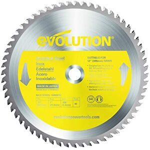 Evolution Power Tools 12BLADESS Stainless Steel Cutting Saw Blade, 12-Inch x 80-Tooth, Yellow Evolution Power Tools 12BLADESS Stainless Steel Cutting Saw Blade, 12-Inch x 80-Tooth, Yellow