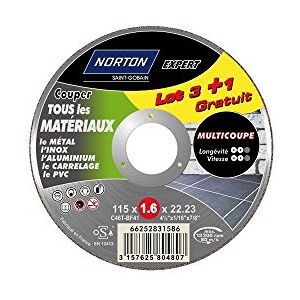 Symantec Set of 3, Multi/1 Wheels 115 x 1.6 x 22.23 mm Symantec Set of 3, Multi/1 Wheels 115 x 1.6 x 22.23 mm