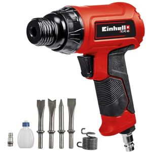 Einhell TC-PC 45 Compressed Air Chisel Hammer Set (for Stone and Metal, Includes 4-Piece 120 mm Chisel Set, Needle Scaler Attachment, Oil Bottle (Without Contents), Plug Nipple Einhell TC-PC 45 Compressed Air Chisel Hammer Set (for Stone and Metal, Includes 4-Piece 120 mm Chisel Set, Needle Scaler Attachment, Oil Bottle (Without Contents), Plug Nipple