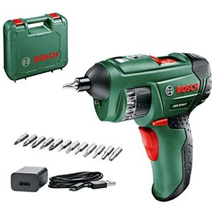 Bosch Home and Garden 0603977005 Akkuschrauber PSR Select (1,5 Ah, 3,6 Volt System, mit Micro USB, im Handwerkskoffer), 3.6 V Bosch Home and Garden 0603977005 Akkuschrauber PSR Select (1,5 Ah, 3,6 Volt System, mit Micro USB, im Handwerkskoffer), 3.6 V