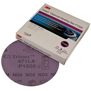 3M Trizact Hookit Clear Coat Sanding Disc, 02095, 5 in, 25 per carton 3M Trizact Hookit Clear Coat Sanding Disc, 02095, 5 in, 25 per carton