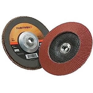 3M Cubitron II Flap Disc 967A 40+ Grit Ceramic Precision Shaped Grain Type 29 Quick Change Angle Grinder Disc Metal Grinding 7' x 5/8-11 Thread 3M Cubitron II Flap Disc 967A 40+ Grit Ceramic Precision Shaped Grain Type 29 Quick Change Angle Grinder Disc Metal Grinding 7' x 5/8-11 Thread