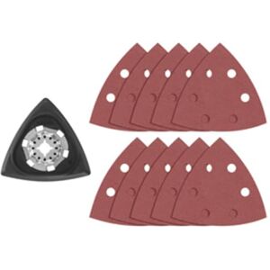 Bosch OSL350SPDK 11-Piece 3-1/2 in. Starlock Oscillating Multi Tool 80 & 120 Grit Hook-and-Loop Delta Sanding Pad Assorted Kit for Multipurpose Sanding Applications in Plywood, Hardwoods, Softwoods Bosch OSL350SPDK 11-Piece 3-1/2 in. Starlock Oscillating Multi Tool 80 & 120 Grit Hook-and-Loop Delta Sanding Pad Assorted Kit for Multipurpose Sanding Applications in Plywood, Hardwoods, Softwoods