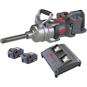 Ingersoll-Rand Ingersoll Rand 20V Battery Impact Wrench, 1 Inch, 4000 Nm Torque, Long Anvil Kit with 4 Batteries & Dual Charger, UK Plug Ingersoll-Rand Ingersoll Rand 20V Battery Impact Wrench, 1 Inch, 4000 Nm Torque, Long Anvil Kit with 4 Batteries & Dual Charger, UK Plug