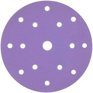 Trend 150 mm Sanding Discs for Random Orbital ROS Sanders, 60/120/180/240 Grit, 25 Pack, Film Abrasive for Effective Stock Removal and Surface Prep, AB/150/M25 Trend 150 mm Sanding Discs for Random Orbital ROS Sanders, 60/120/180/240 Grit, 25 Pack, Film Abrasive for Effective Stock Removal and Surface Prep, AB/150/M25