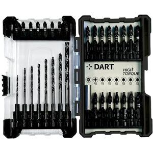 DART Impact Driver Bit and Drill Set 32 Piece Set Includes 25mm, 50mm Bits and HSS Drill Bits DART Impact Driver Bit and Drill Set 32 Piece Set Includes 25mm, 50mm Bits and HSS Drill Bits