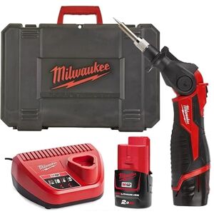 Milwaukee M12 Soldering Iron - Compact, 400°C, 3-Position Head Milwaukee M12 Soldering Iron - Compact, 400°C, 3-Position Head
