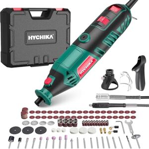 HYCHIKA BETTER TOOLS FOR BETTER LIFE HYCHIKA 170W Rotary Tool, Variable Speed Rotary Tool Kit with Flex Shaft, 173pcs Accessories Kit & 8000-35000RPM Multi-Tool, Perfect for Cutting, Detail Sanding, Engraving, and Wood Carving HYCHIKA BETTER TOOLS FOR BETTER LIFE HYCHIKA 170W Rotary Tool, Variable Speed Rotary Tool Kit with Flex Shaft, 173pcs Accessories Kit & 8000-35000RPM Multi-Tool, Perfect for Cutting, Detail Sanding, Engraving, and Wood Carving