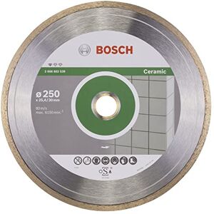 Bosch Accessories Professional 1x Diamond Cutting Disc Standard for Ceramic (for Stone, Tile, Ceramic, Ø 250 x 30+25,40 x 1,6 x 7 mm, Accessories for Tile Cutters) Bosch Accessories Professional 1x Diamond Cutting Disc Standard for Ceramic (for Stone, Tile, Ceramic, Ø 250 x 30+25,40 x 1,6 x 7 mm, Accessories for Tile Cutters)