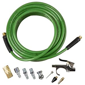 Metabo Air Compressor Accessory Kit Poly 50 Ft x 1/4-Inch Air Hose w/Accessories 10 Piece Kit 115749M Metabo Air Compressor Accessory Kit Poly 50 Ft x 1/4-Inch Air Hose w/Accessories 10 Piece Kit 115749M