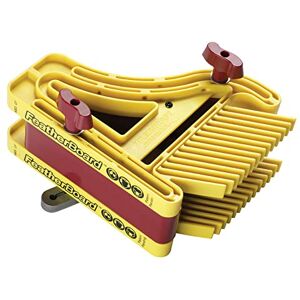 Milescraft 1407 D/T Feather Board – Universal Dual or Tandem Feather Boards for Woodworking on Table Saws, Router Tables and Band Saws, Yellow Milescraft 1407 D/T Feather Board – Universal Dual or Tandem Feather Boards for Woodworking on Table Saws, Router Tables and Band Saws, Yellow