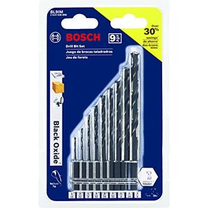 Bosch BL9IM 9-Piece Impact Tough Black Oxide Drill Bit Set Bosch BL9IM 9-Piece Impact Tough Black Oxide Drill Bit Set