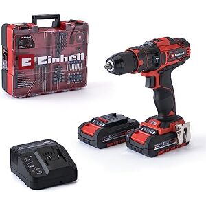 Einhell cordless impact driver set TE-CD 18/40 Li-i +64 (2x2.0 Ah) Power X-Change (Li-ion, 18V, 40 Nm, speed electronics, 2-speed transmission, max. 24,000 rpm, incl. batteries, charger & accessories) Einhell cordless impact driver set TE-CD 18/40 Li-i +64 (2x2.0 Ah) Power X-Change (Li-ion, 18V, 40 Nm, speed electronics, 2-speed transmission, max. 24,000 rpm, incl. batteries, charger & accessories)