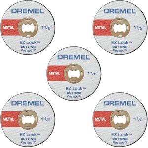 Dremel EZ456 1-1/2-Inch EZ Lock Rotary Tool Cut-Off Wheels for Metal, 5-Pack Dremel EZ456 1-1/2-Inch EZ Lock Rotary Tool Cut-Off Wheels for Metal, 5-Pack