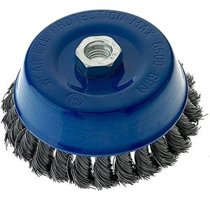 Mercer Industries 189080 Knot Cup Brush, 5" x 5/8"-11, for Angle Grinders Mercer Industries 189080 Knot Cup Brush, 5" x 5/8"-11, for Angle Grinders