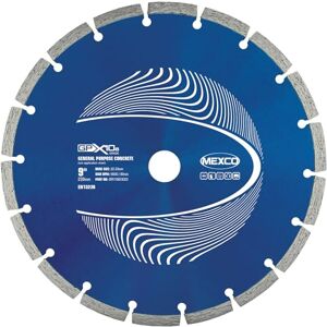 Mexco GPX10-8 General Purpose Concrete Diamond Blade, Cutting Disc for Non-Abrasive Building Materials 230mm, 8mm Segment Height Mexco GPX10-8 General Purpose Concrete Diamond Blade, Cutting Disc for Non-Abrasive Building Materials 230mm, 8mm Segment Height