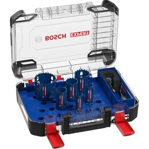 Bosch 9X Expert Multi Material PC Plus Universal Hole Saw Set (for Wood with Metal, Brick, Ø 22, 25, 35, 40, 51, 68 mm, Professional Accessory Drill Driver) Bosch 9X Expert Multi Material PC Plus Universal Hole Saw Set (for Wood with Metal, Brick, Ø 22, 25, 35, 40, 51, 68 mm, Professional Accessory Drill Driver)