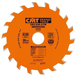 CMT ORANGE TOOLS 240.030.07 M Grooving Saw Blade D=180X3X30 Z=18 Flat CMT ORANGE TOOLS 240.030.07 M Grooving Saw Blade D=180X3X30 Z=18 Flat