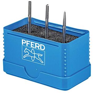 PFERD HM Burr Set, 3 Pieces, Micro Toothing, Shaft Diameter 3 mm, Router Bit Diameter 3 mm, 21901303 for Finishing on Almost All Materials up to 68 HRC PFERD HM Burr Set, 3 Pieces, Micro Toothing, Shaft Diameter 3 mm, Router Bit Diameter 3 mm, 21901303 for Finishing on Almost All Materials up to 68 HRC