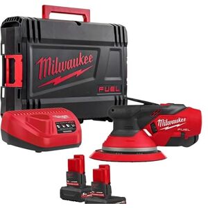 Milwaukee M12 Fuel FROS2.5-502X 12v Brushless 150mm Random Orbital Sander Inc 2X 5.0Ah Batteries Milwaukee M12 Fuel FROS2.5-502X 12v Brushless 150mm Random Orbital Sander Inc 2X 5.0Ah Batteries